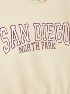 Sweats À Capuche Et Sweat-Shirts|Primark Sweat-shirt San Diego à Coordonner Écru