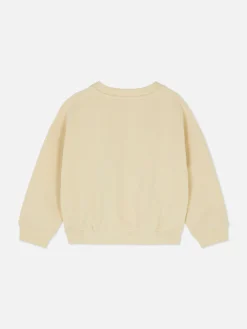 Sweats À Capuche Et Sweat-Shirts|Primark Sweat-shirt Style Universitaire à Lettre En Bouclé Grège