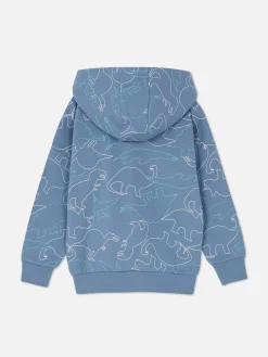 Sweats À Capuche Et Sweat-Shirts|Primark Sweat-shirt Zippé à Capuche Graphique à Coordonner Bleu