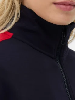 Sweats À Capuche Et Sweat-Shirts|Primark Sweat-shirt Zippé à Col Cheminée Rita Ora Bleu marine