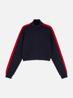 Sweats À Capuche Et Sweat-Shirts|Primark Sweat-shirt Zippé à Col Cheminée Rita Ora Bleu marine