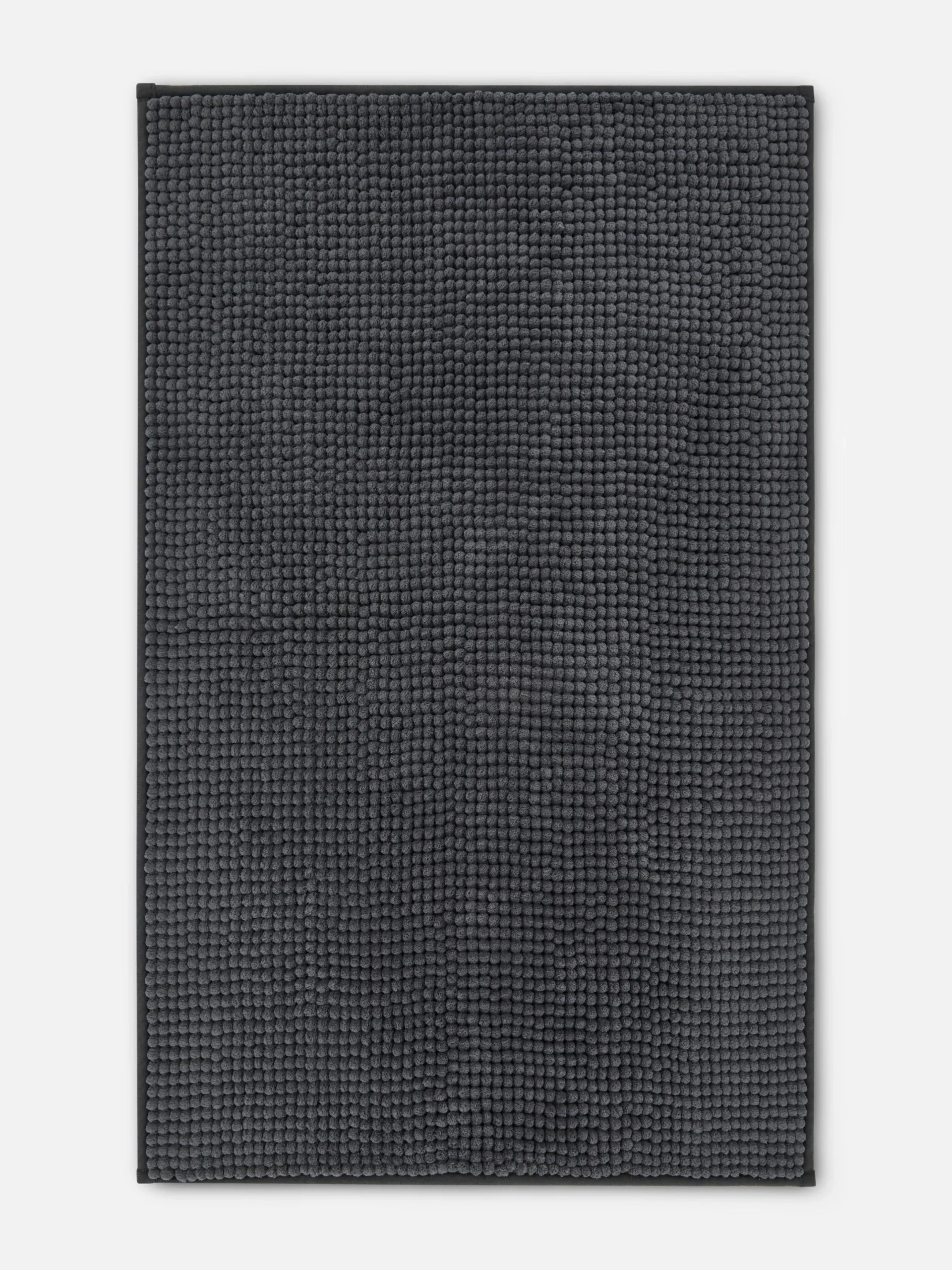 Tapis De Bain|Primark Tapis De Bain En Maille Chenille Gris foncé
