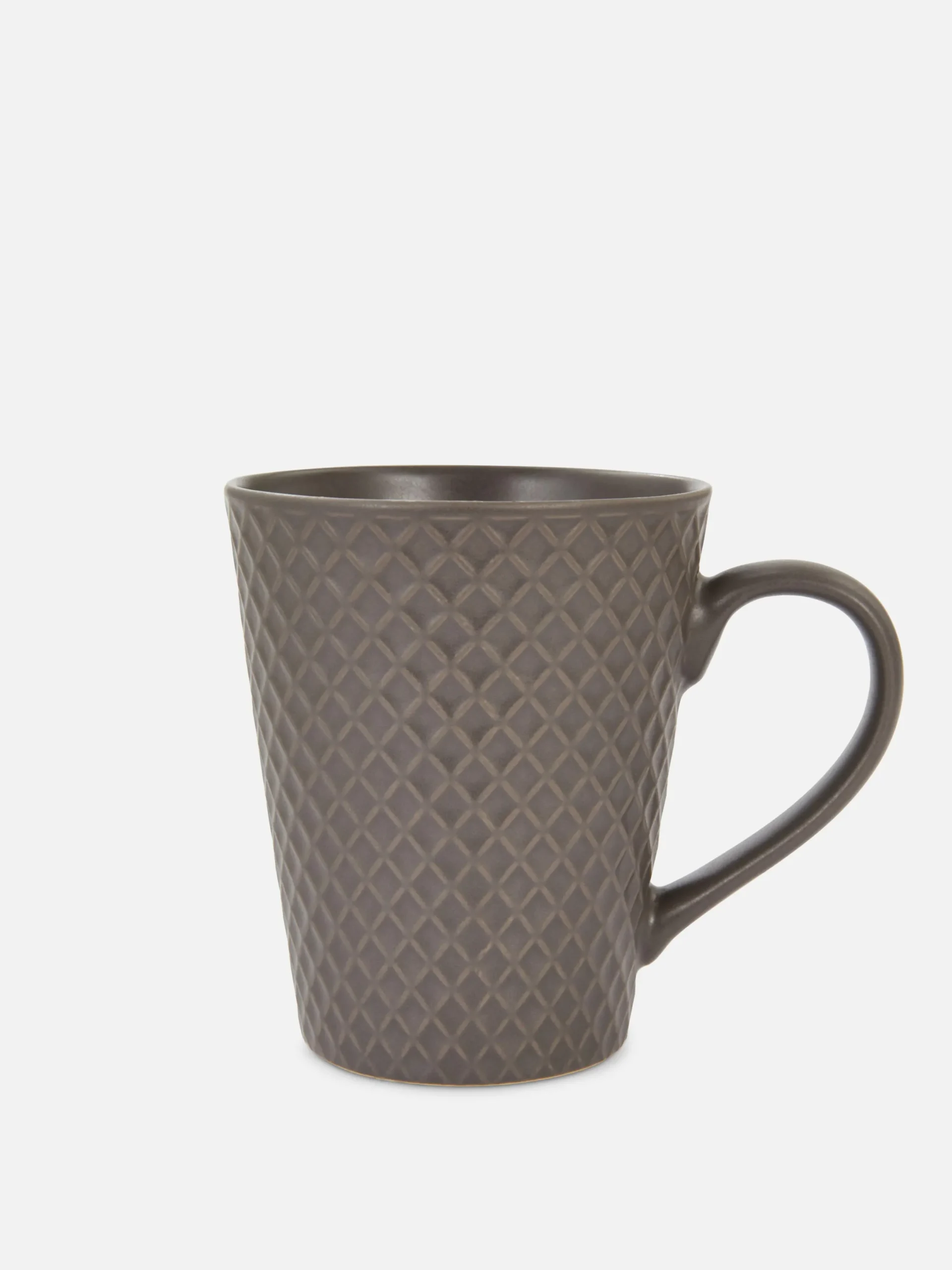 Tasses Et Mugs|Primark Tasse En Relief Pour Le Petit-déjeuner Gris