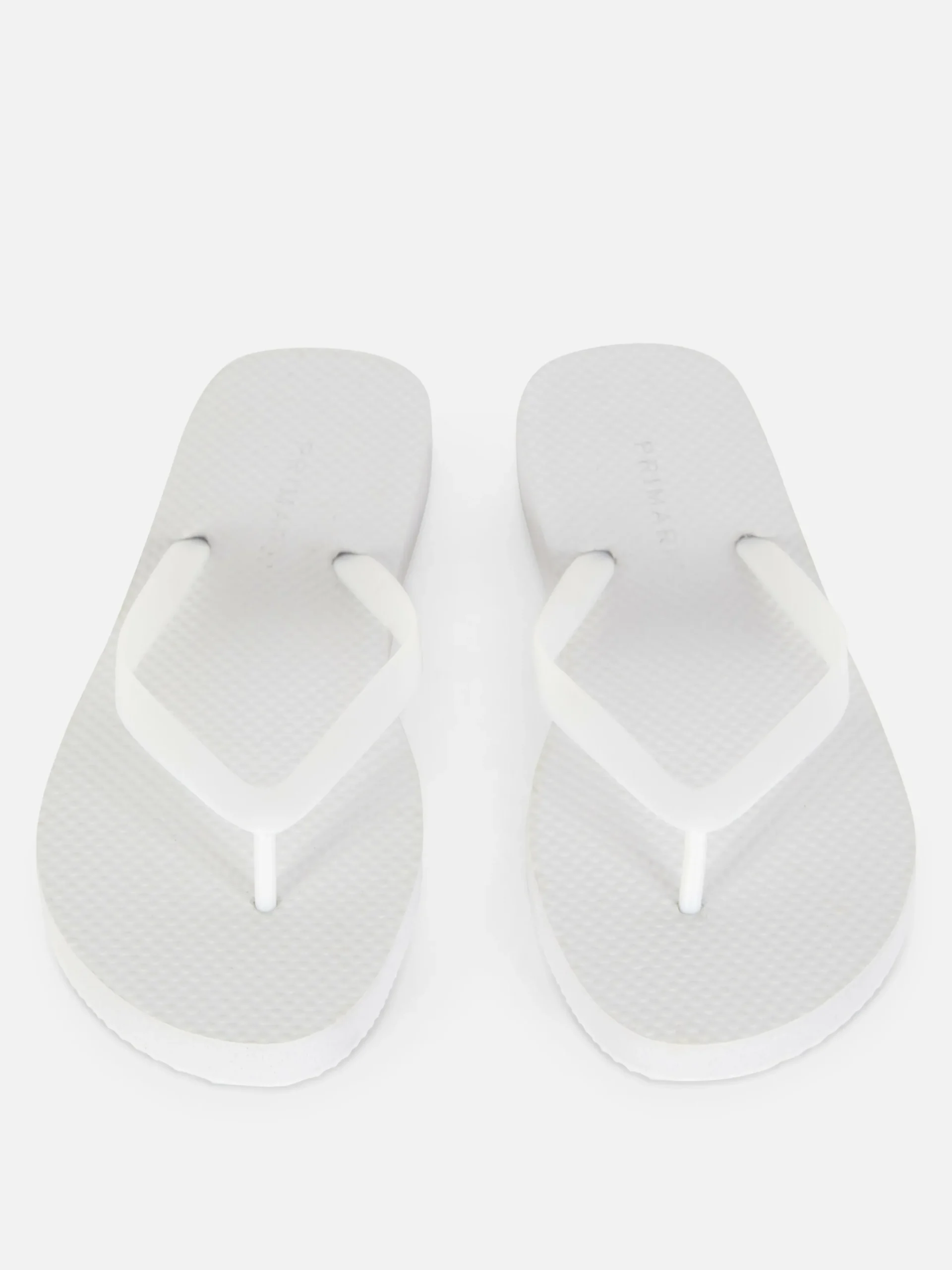 Tongs Et Claquettes|Primark Tongs Plates Essential Blanc