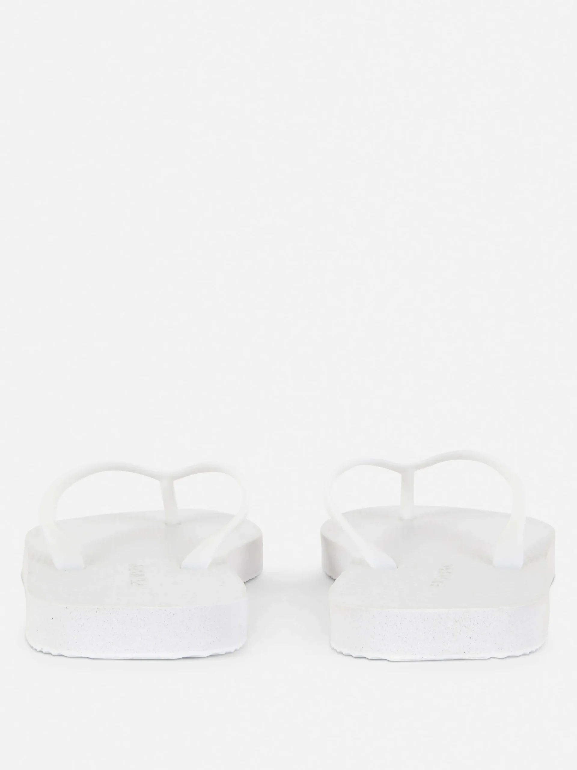Tongs Et Claquettes|Primark Tongs Plates Essential Blanc