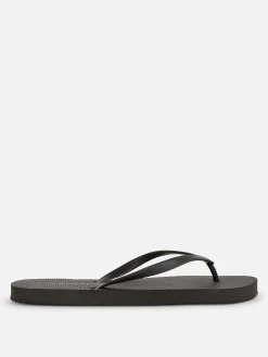Tongs Et Claquettes|Primark Tongs Plates Essential Noir