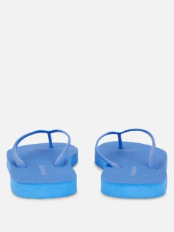 Tongs Et Claquettes|Primark Tongs Plates Essential Bleu cobalt