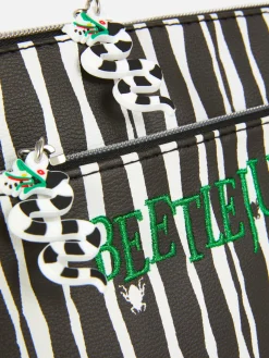 Accessoires Halloween|Tout Halloween|Primark Trousse Maquillage à Rayures Beetlejuice Noir/Blanc