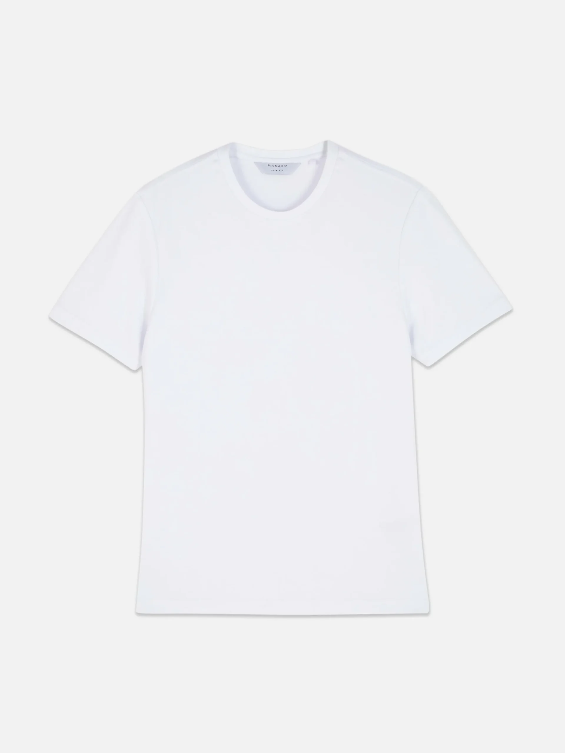 Hauts Et T-Shirts|Primark T-shirt à Col Ras-du-cou Kem Blanc