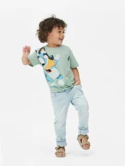 Hauts Et T-Shirts|Primark T-shirt à Manches Courtes Bluey Vert