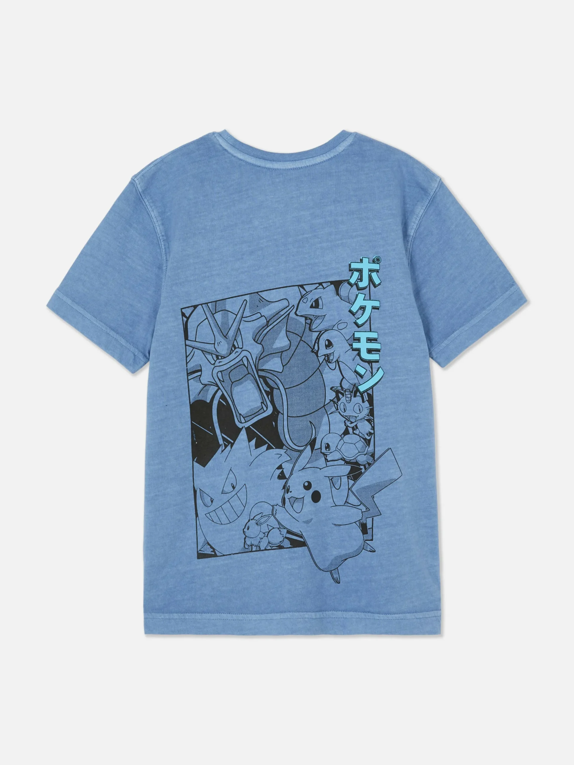 Hauts Et T-Shirts|Primark T-shirt à Manches Courtes Pokémon Bleu