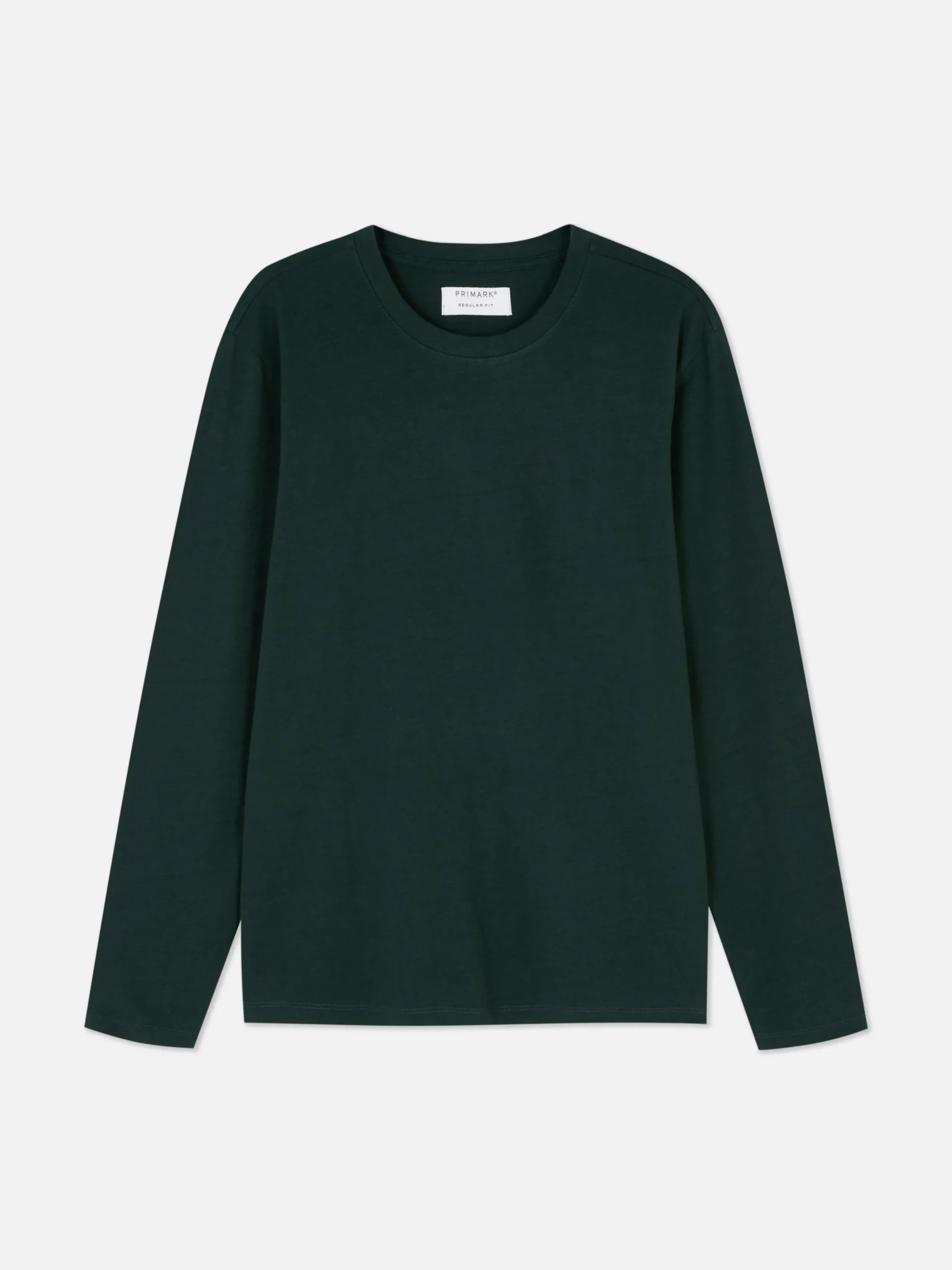 Hauts Et T-Shirts|Primark T-shirt à Manches Longues En Coton Bleu sarcelle