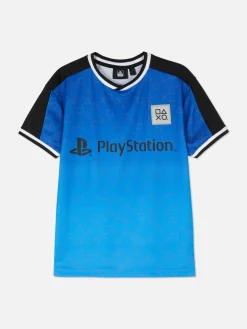 Hauts Et T-Shirts|Primark T-shirt à Motif Manette De PlayStation Bleu