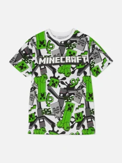 Hauts Et T-Shirts|Primark T-shirt à Motif Minecraft Creeper Multicolore