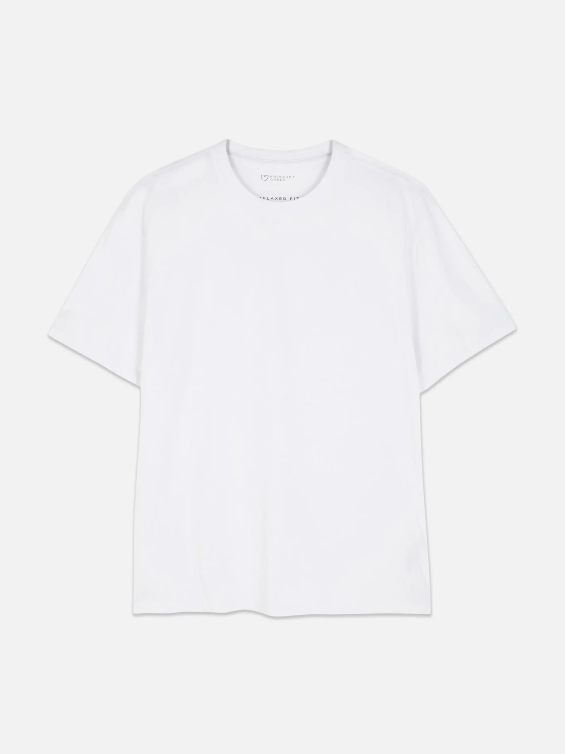 Hauts Et T-Shirts|Primark T-shirt Coupe Décontractée Blanc