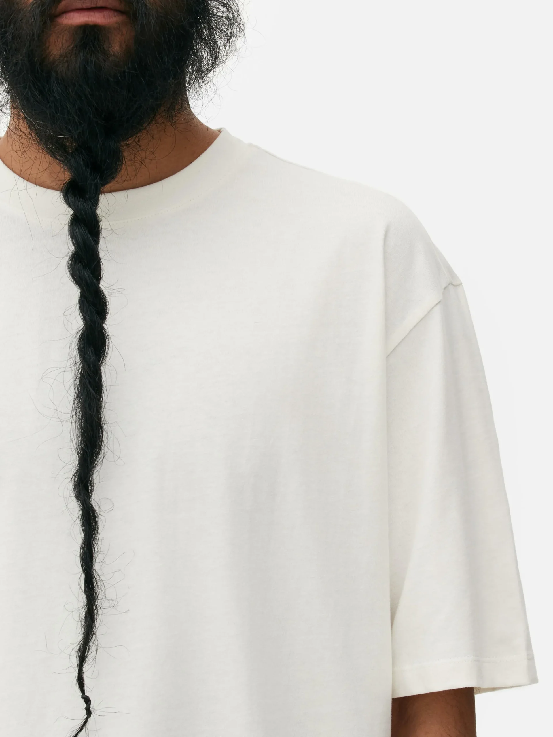Hauts Et T-Shirts|Primark T-shirt Coupe Décontractée Écru