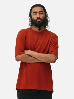 Hauts Et T-Shirts|Primark T-shirt Coupe Décontractée Rouge