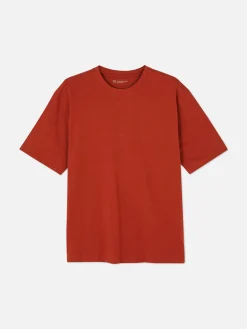 Hauts Et T-Shirts|Primark T-shirt Coupe Décontractée Rouge