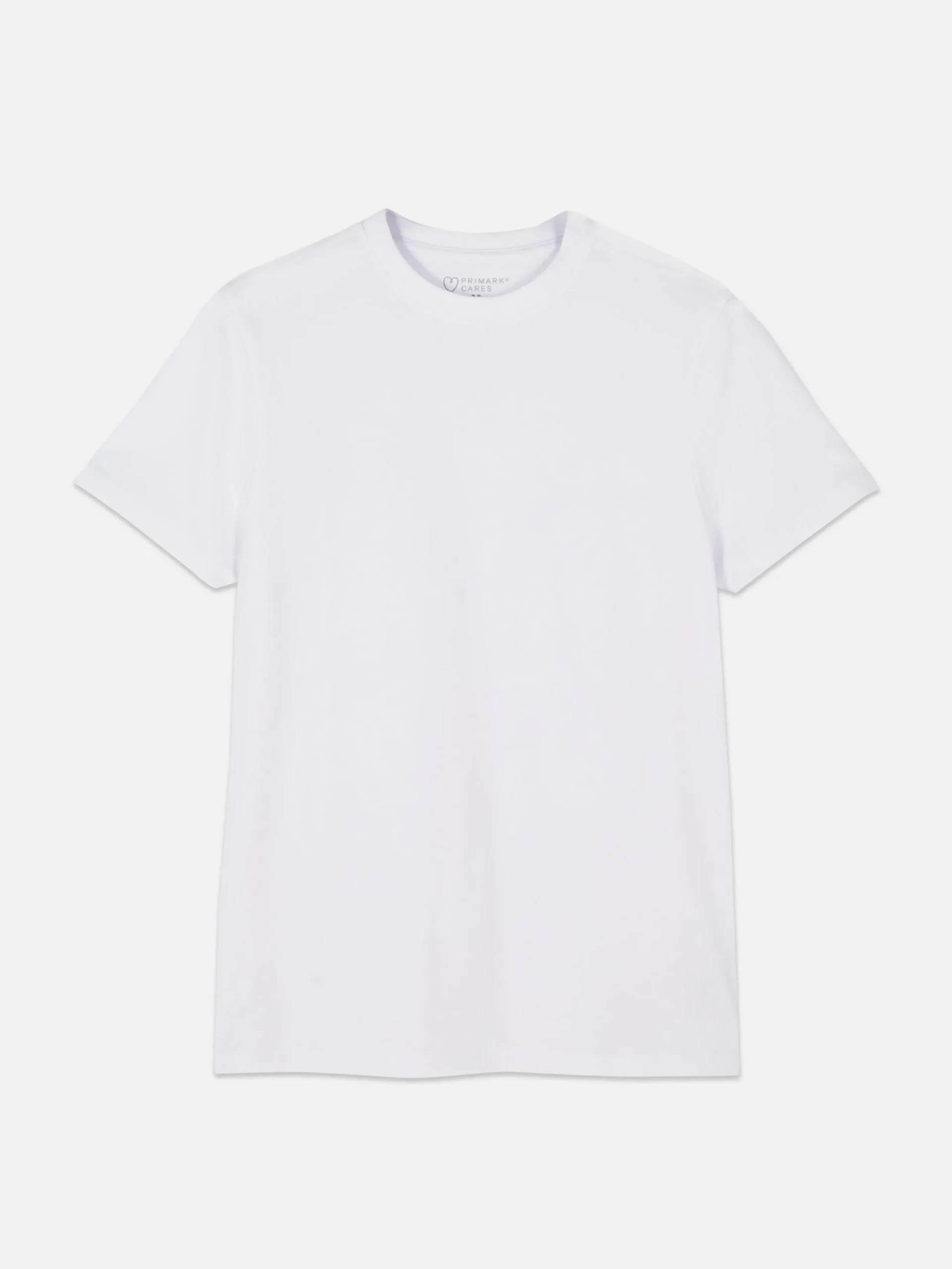 Hauts Et T-Shirts|Primark T-shirt Coupe Slim Blanc