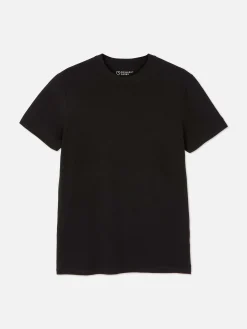 Hauts Et T-Shirts|Primark T-shirt Coupe Slim Noir