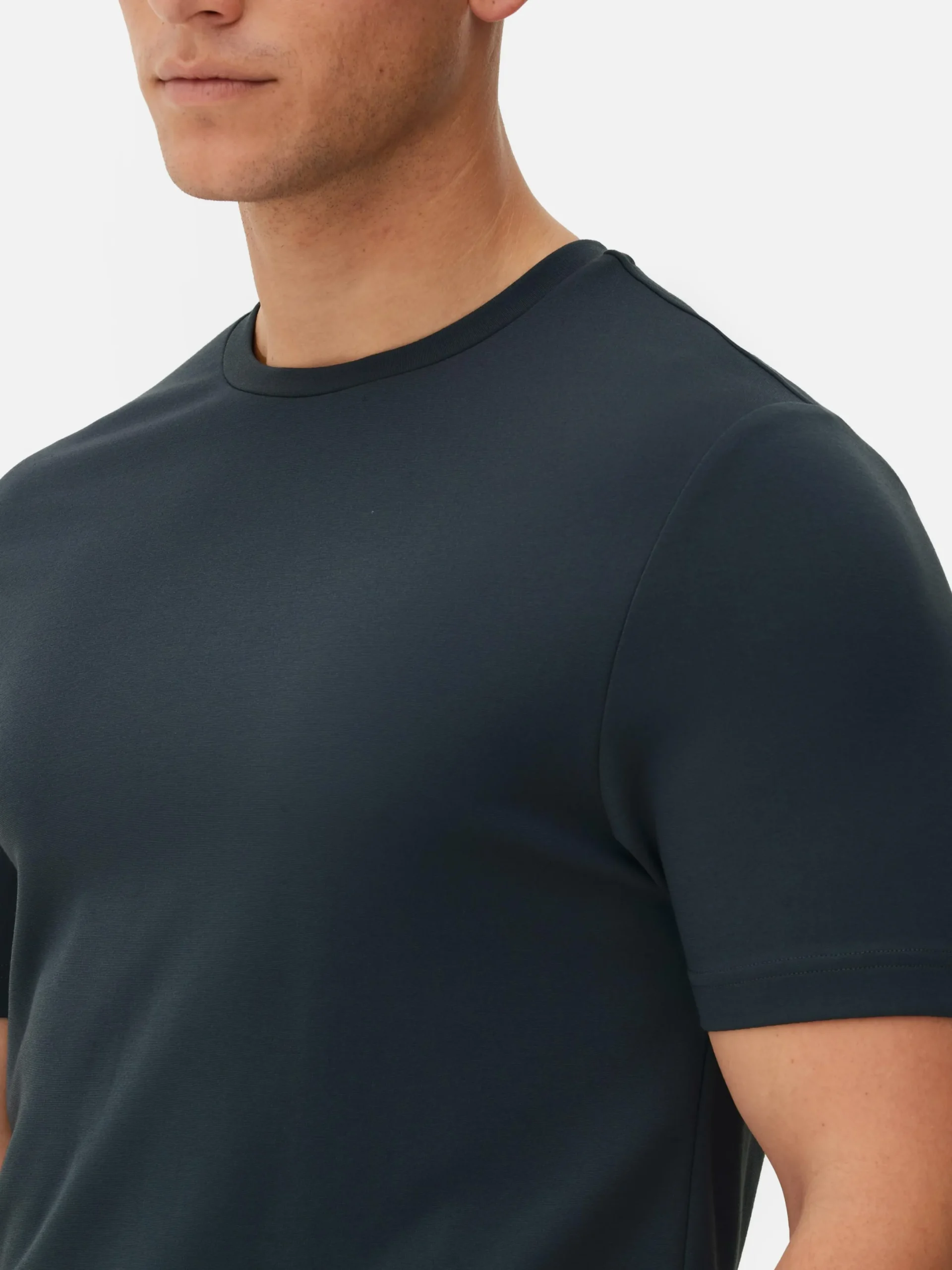 Hauts Et T-Shirts|Primark T-shirt Coupe Slim Kem Bleu marine