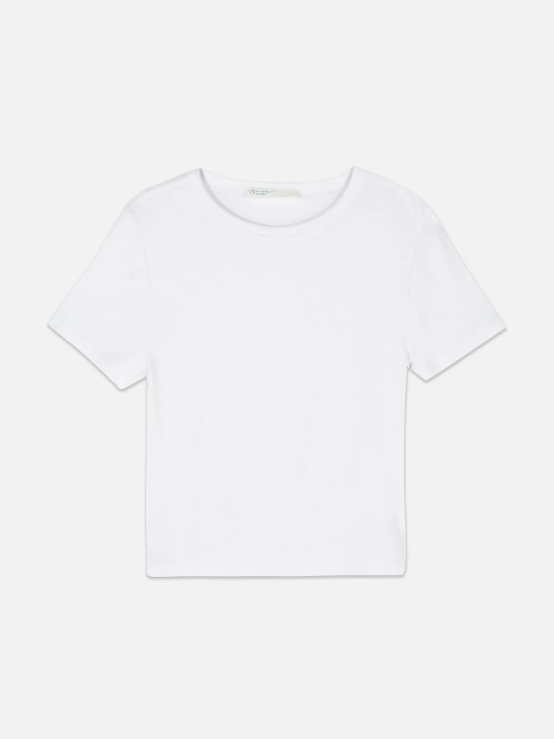 Hauts Et T-Shirts|Primark T-shirt Court Blanc