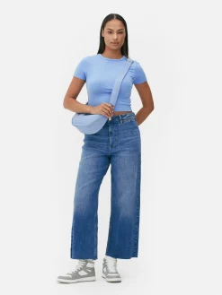 Hauts Et T-Shirts|Primark T-shirt Court à Manches Courtes Bleu