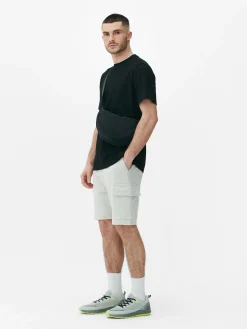 Hauts Et T-Shirts|Primark T-shirt Côtelé à Col Ras-du-cou Noir