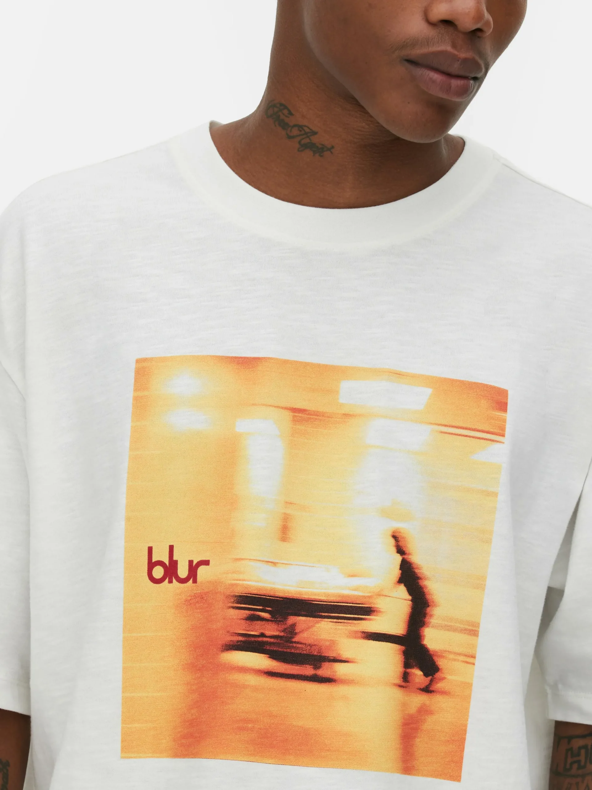 T-Shirts Et Sweat-Shirts À Motifs|Hauts Et T-Shirts|Primark T-shirt De Groupe Blur Écru