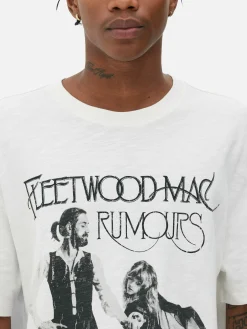 T-Shirts Et Sweat-Shirts À Motifs|Hauts Et T-Shirts|Primark T-shirt De Groupe Fleetwood Mac Écru
