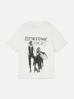 T-Shirts Et Sweat-Shirts À Motifs|Hauts Et T-Shirts|Primark T-shirt De Groupe Fleetwood Mac Écru