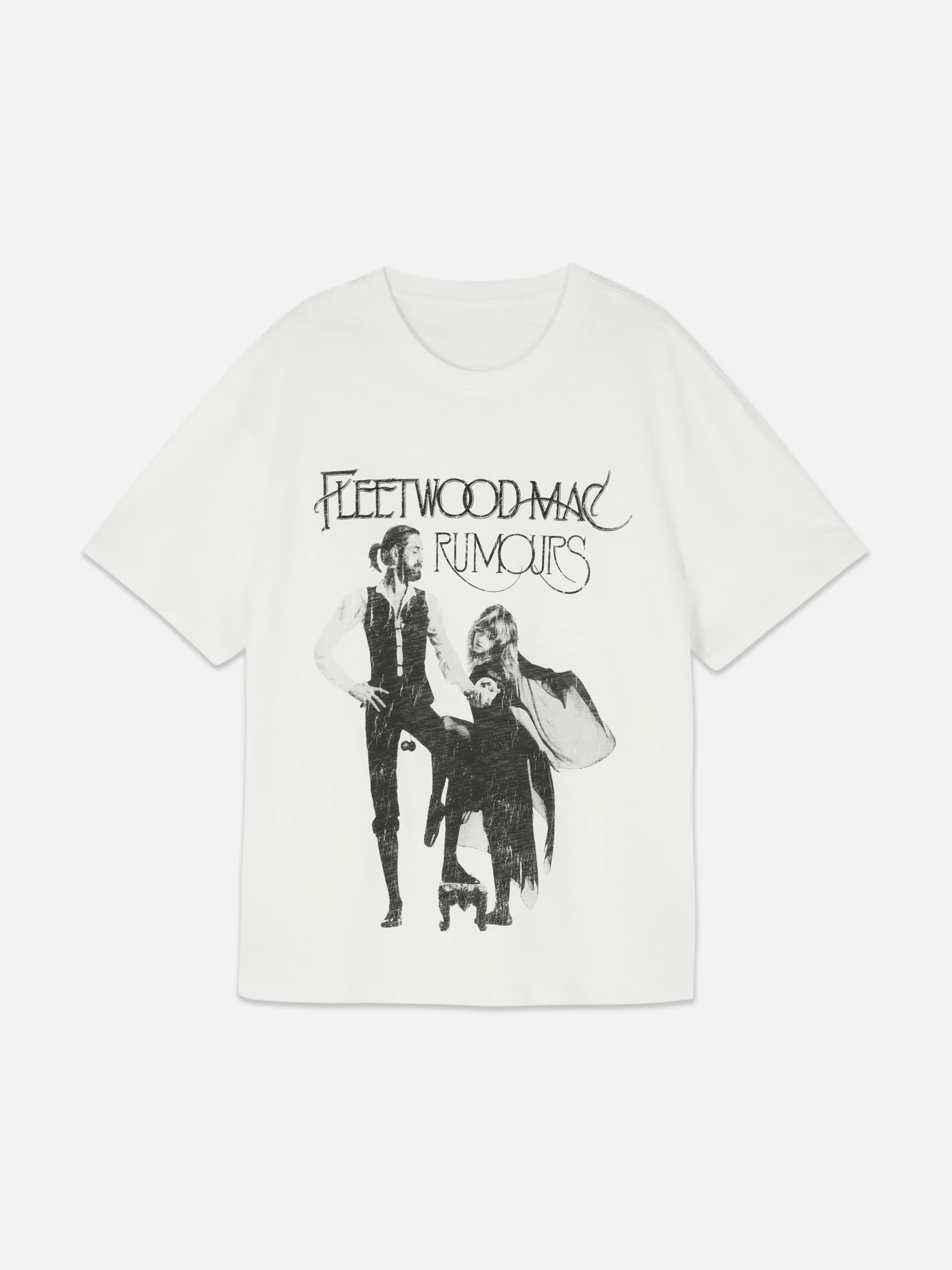 T-Shirts Et Sweat-Shirts À Motifs|Hauts Et T-Shirts|Primark T-shirt De Groupe Fleetwood Mac Écru