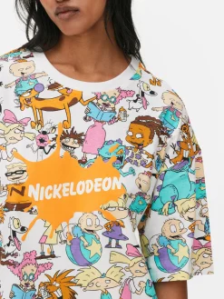Chemises De Nuit Et Nuisettes|Primark T-shirt De Nuit Nickelodeon Multicolore