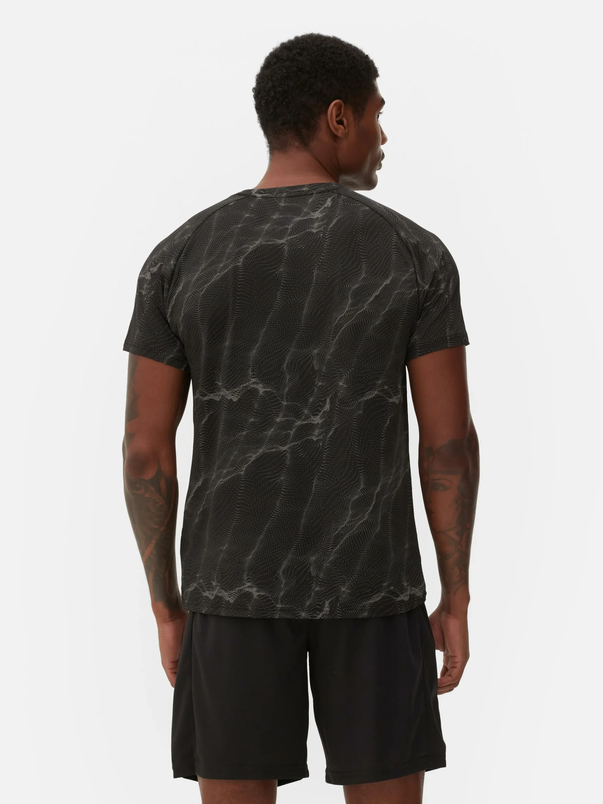 Vêtements De Sport|Hauts Et T-Shirts|Primark T-shirt De Sport à Motif Noir