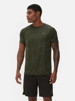Vêtements De Sport|Hauts Et T-Shirts|Primark T-shirt De Sport à Motif Kaki