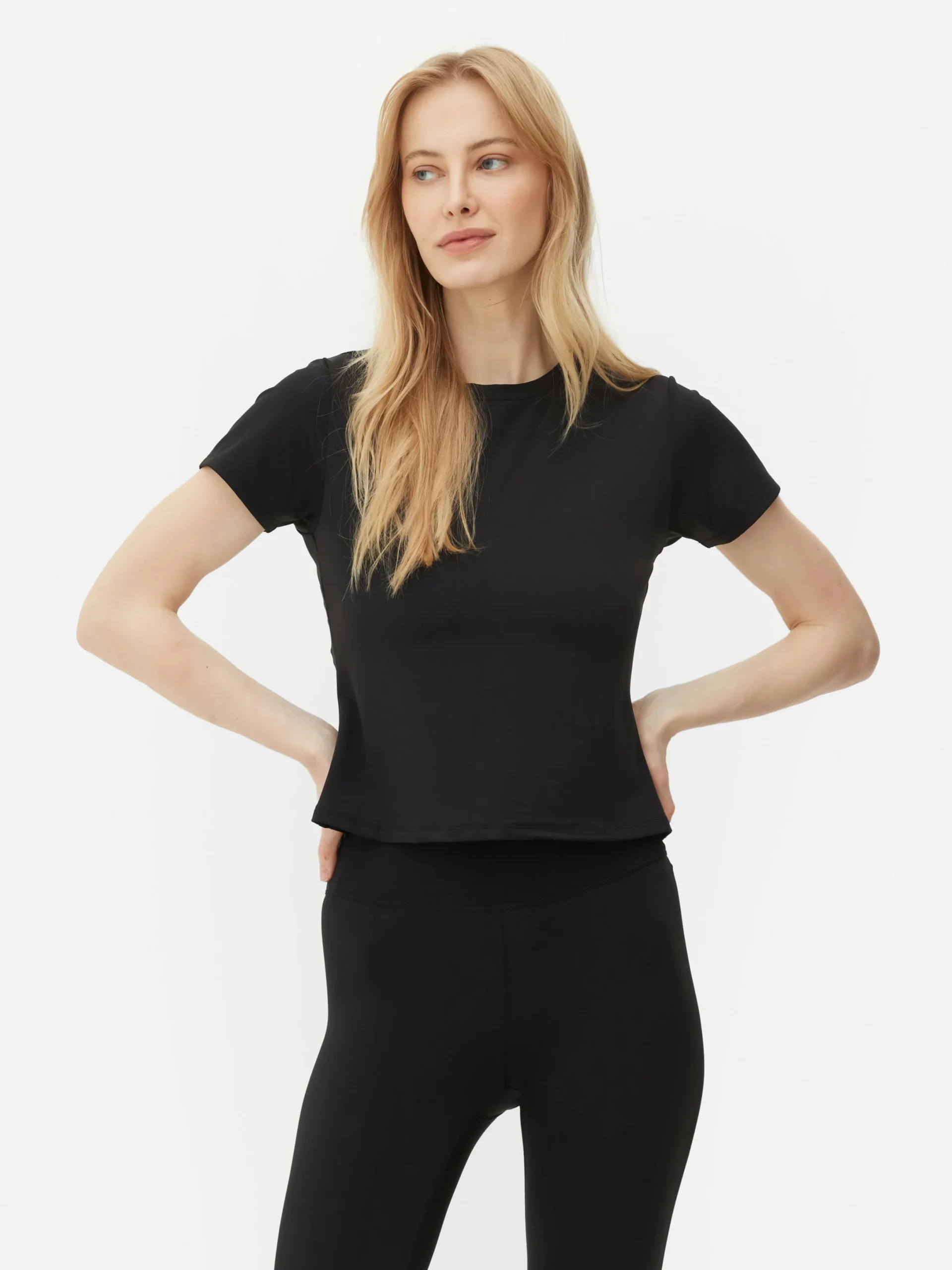 Vêtements De Sport|Primark T-shirt De Sport En Tissu Ultra-doux Noir