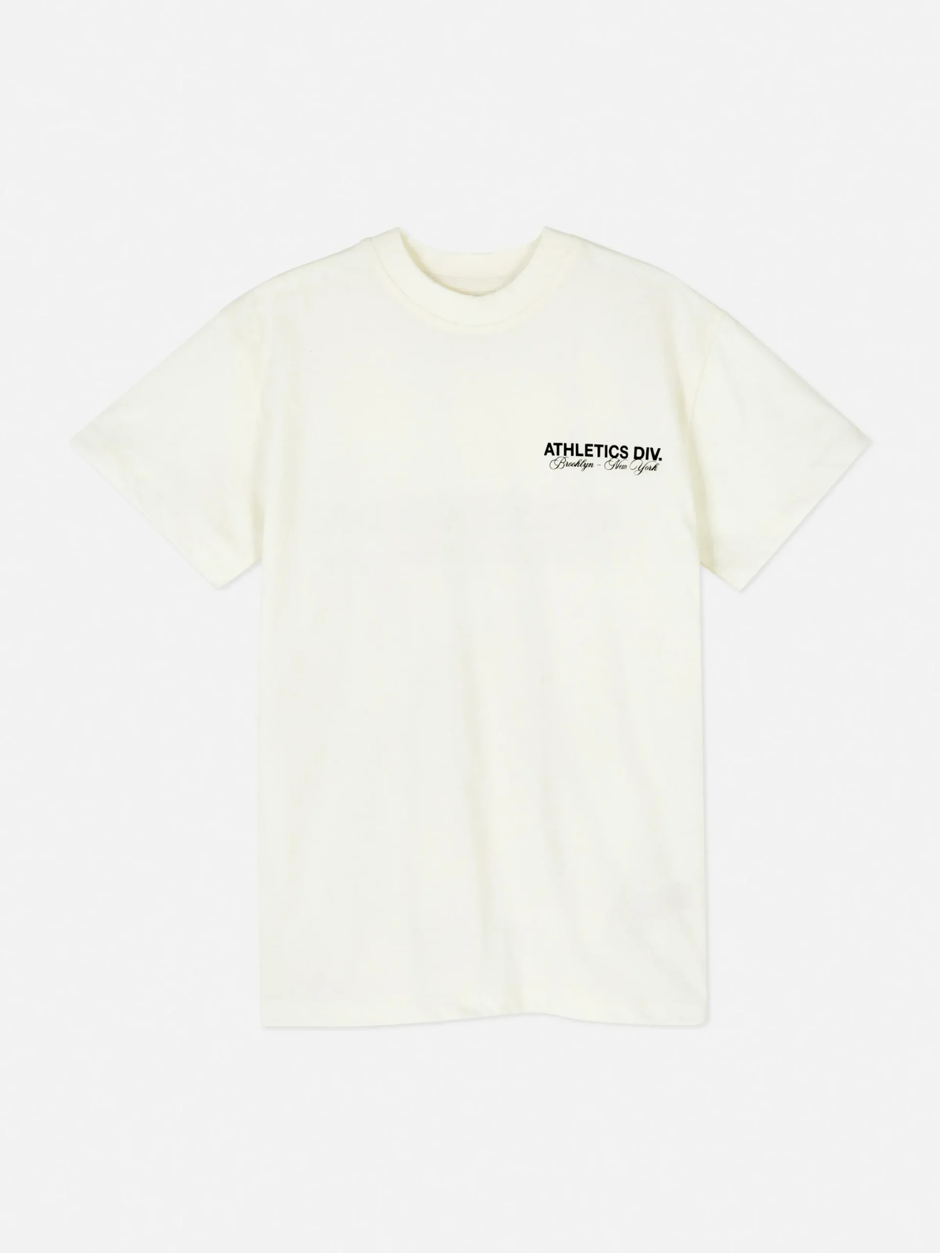 Hauts Et T-Shirts|Primark T-shirt De Sport Graphique à Manches Courtes Blanc