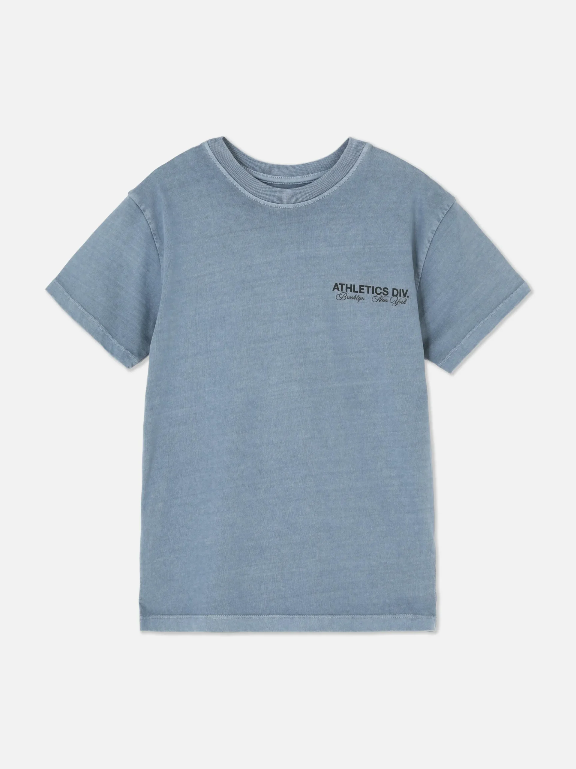 Hauts Et T-Shirts|Primark T-shirt De Sport Graphique à Manches Courtes Bleu