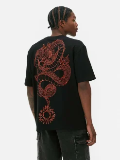 T-Shirts Et Sweat-Shirts À Motifs|Hauts Et T-Shirts|Primark T-shirt Dragon Ball Z Shenron Noir