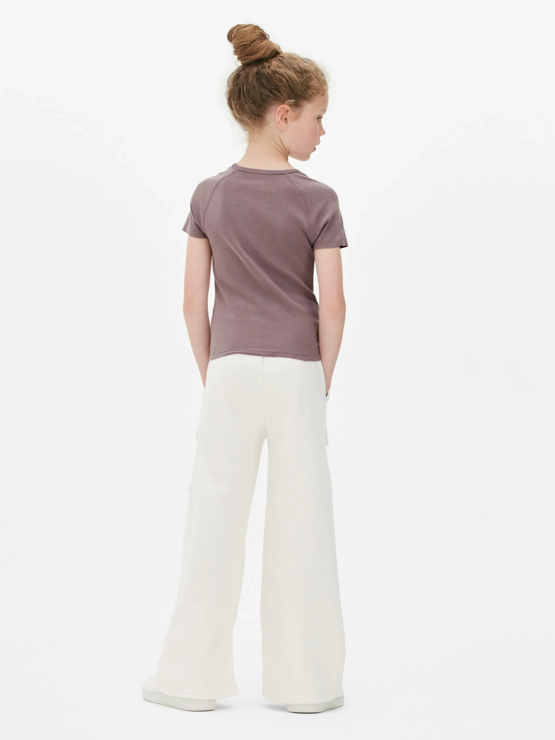 Hauts Et T-Shirts|Primark T-shirt Effet Délavé à Imprimé Papillons Violet