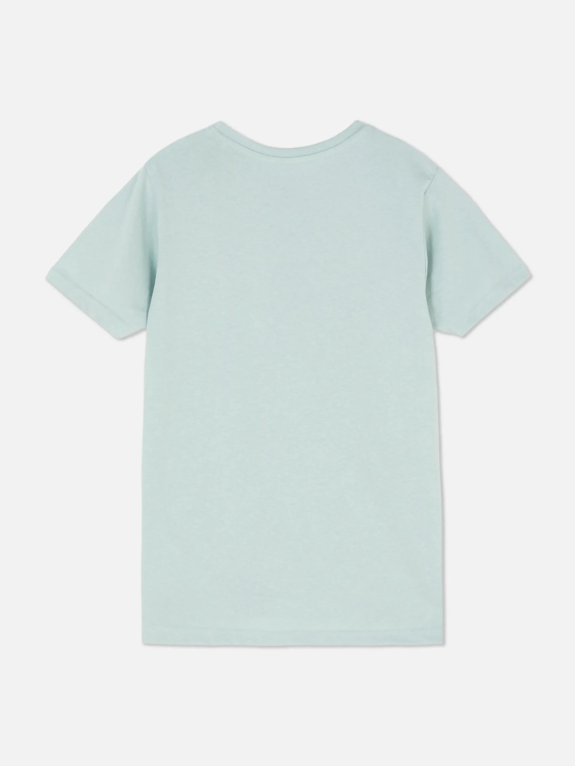 Hauts Et T-Shirts|Primark T-shirt En Coton Graphique Bleu sarcelle