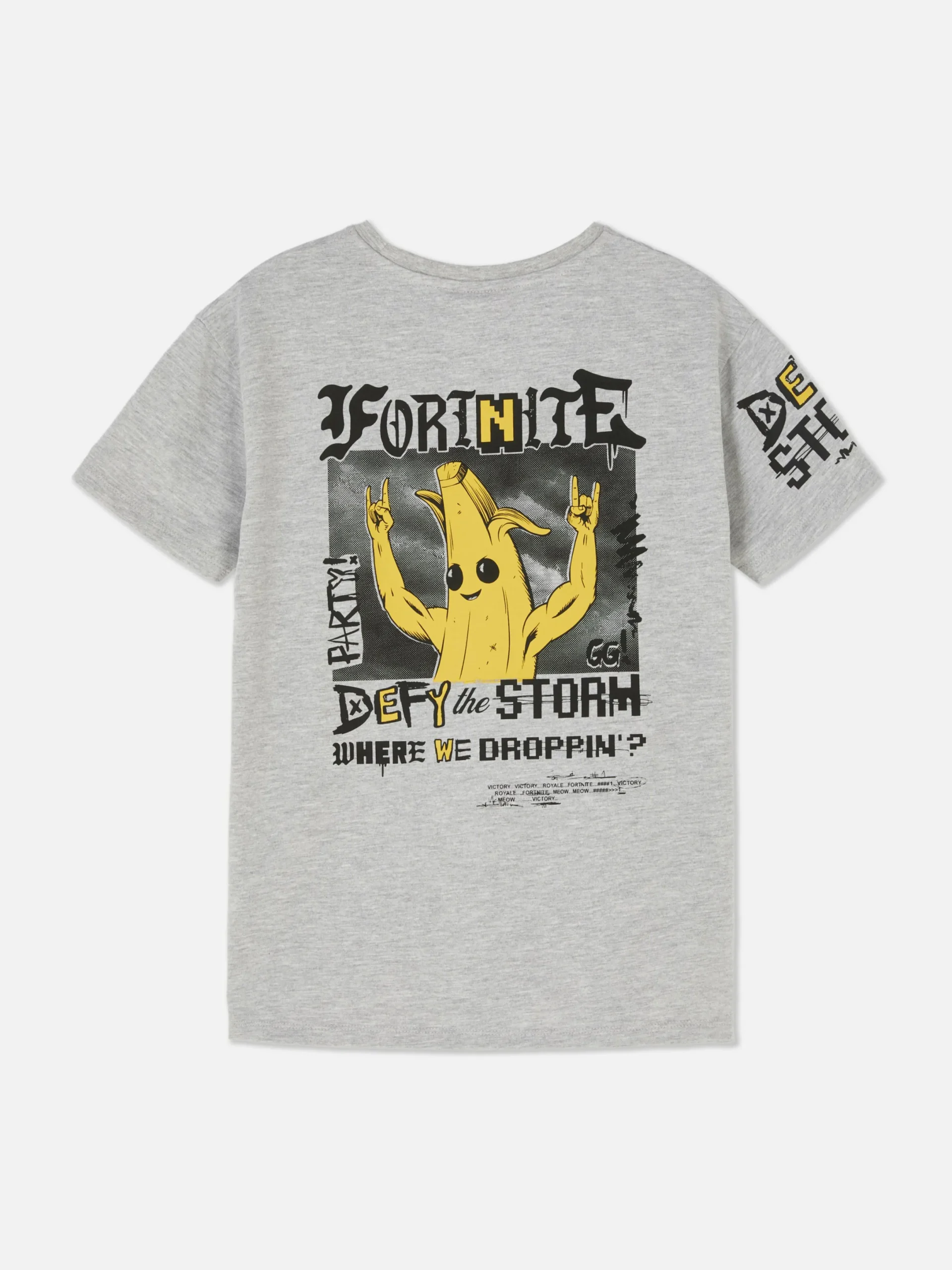 Hauts Et T-Shirts|Primark T-shirt Fortnite Peely Gris