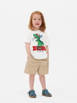 Hauts Et T-Shirts|Primark T-shirt Graphique à Manches Courtes Blanc