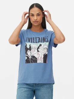 Hauts Et T-Shirts|Primark T-shirt Graphique Méchants Disney Bleu foncé