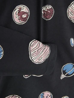 Hauts Et T-Shirts|Primark T-shirt Imprimé à Manches Longues Noir