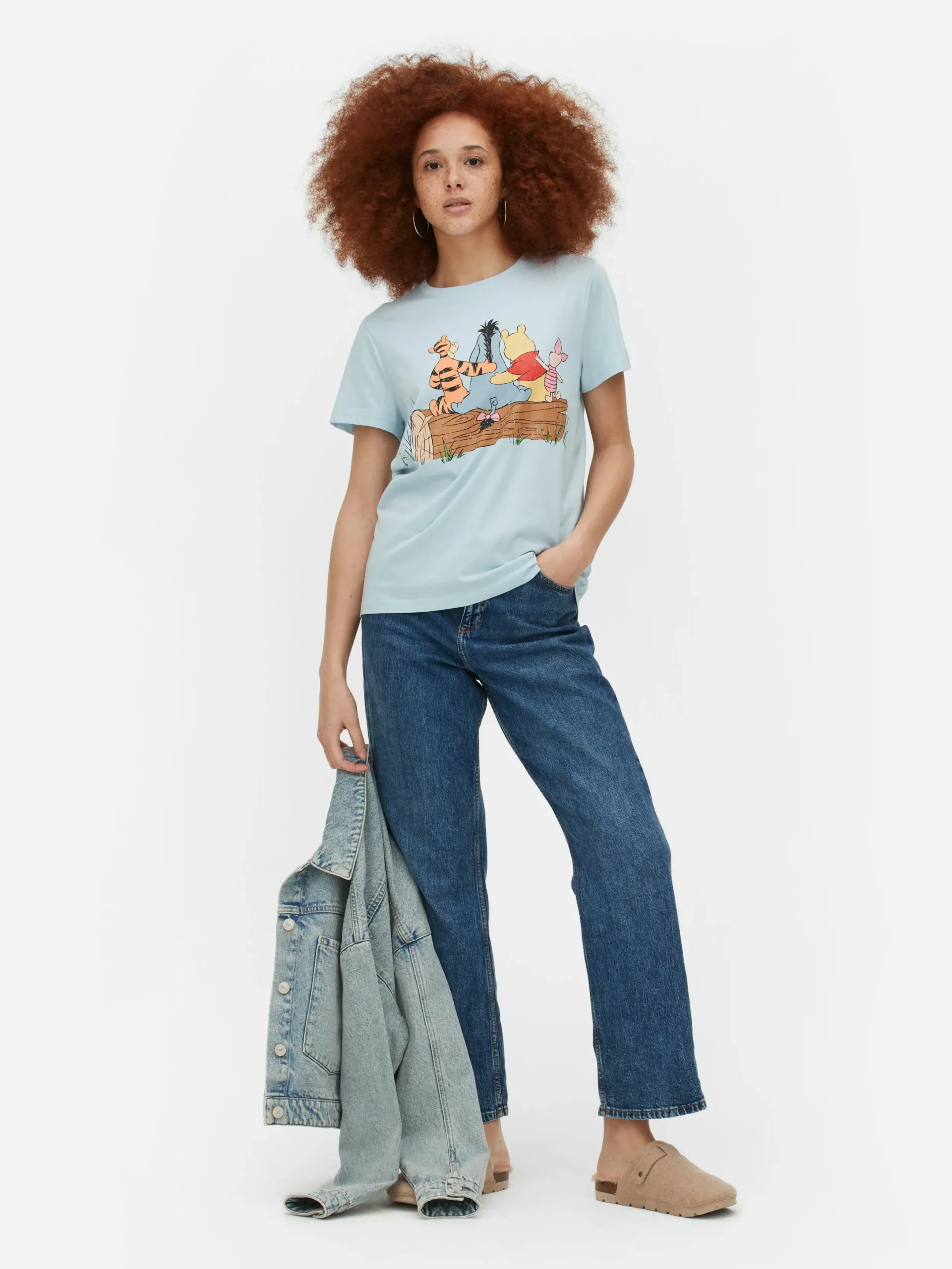 Hauts Et T-Shirts|Primark T-shirt Imprimé Disney Winnie L'ourson Bleu