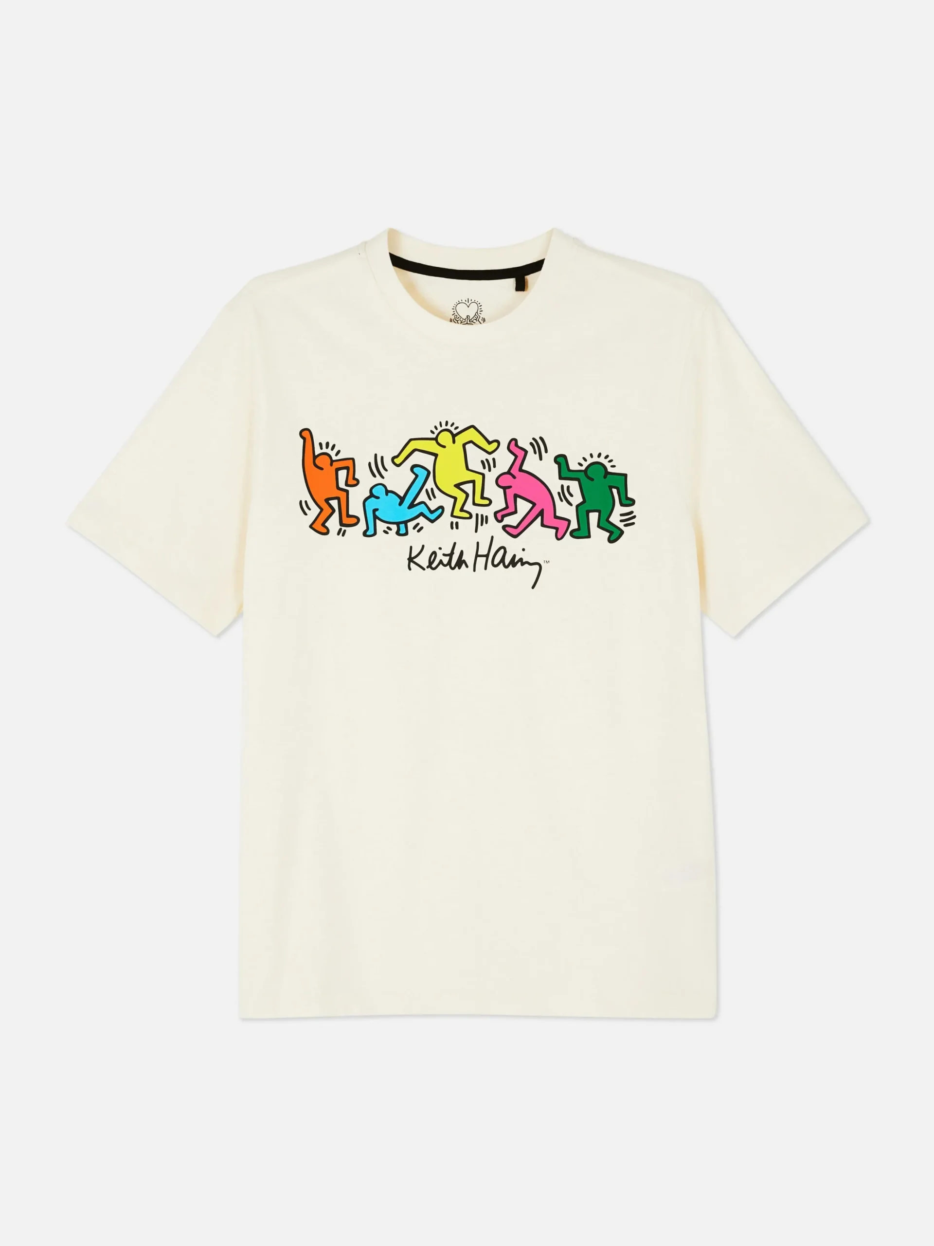 Hauts Et T-Shirts|Primark T-shirt Keith Haring Untitled (Dance) Écru