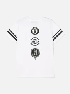 Hauts Et T-Shirts|Primark T-shirt NBA Brooklyn Nets Blanc