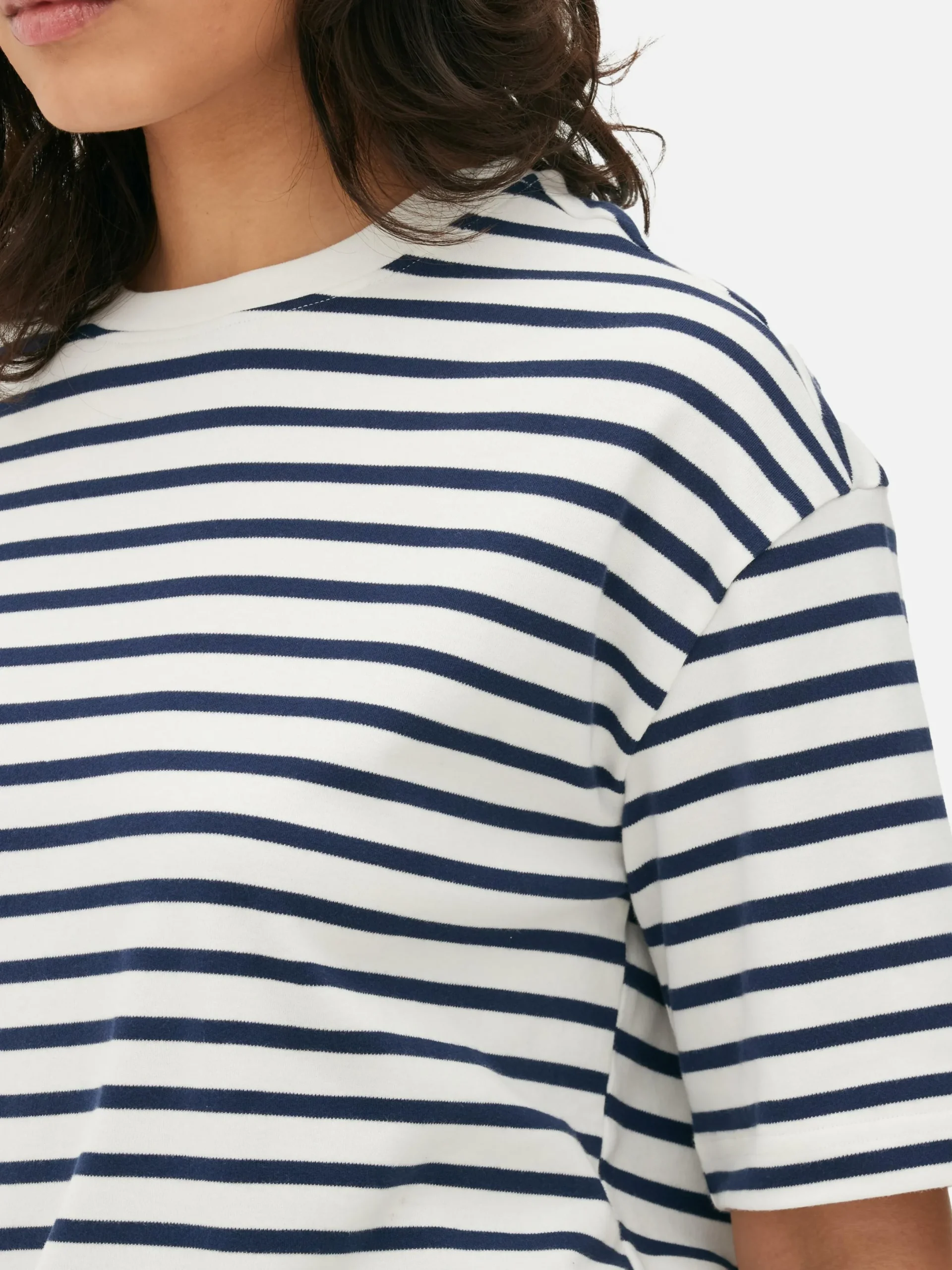 Hauts Et T-Shirts|Primark T-shirt Oversize à Manches Courtes Multicolore