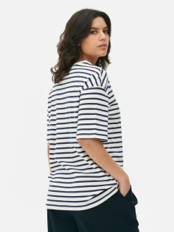 Hauts Et T-Shirts|Primark T-shirt Oversize à Manches Courtes Multicolore